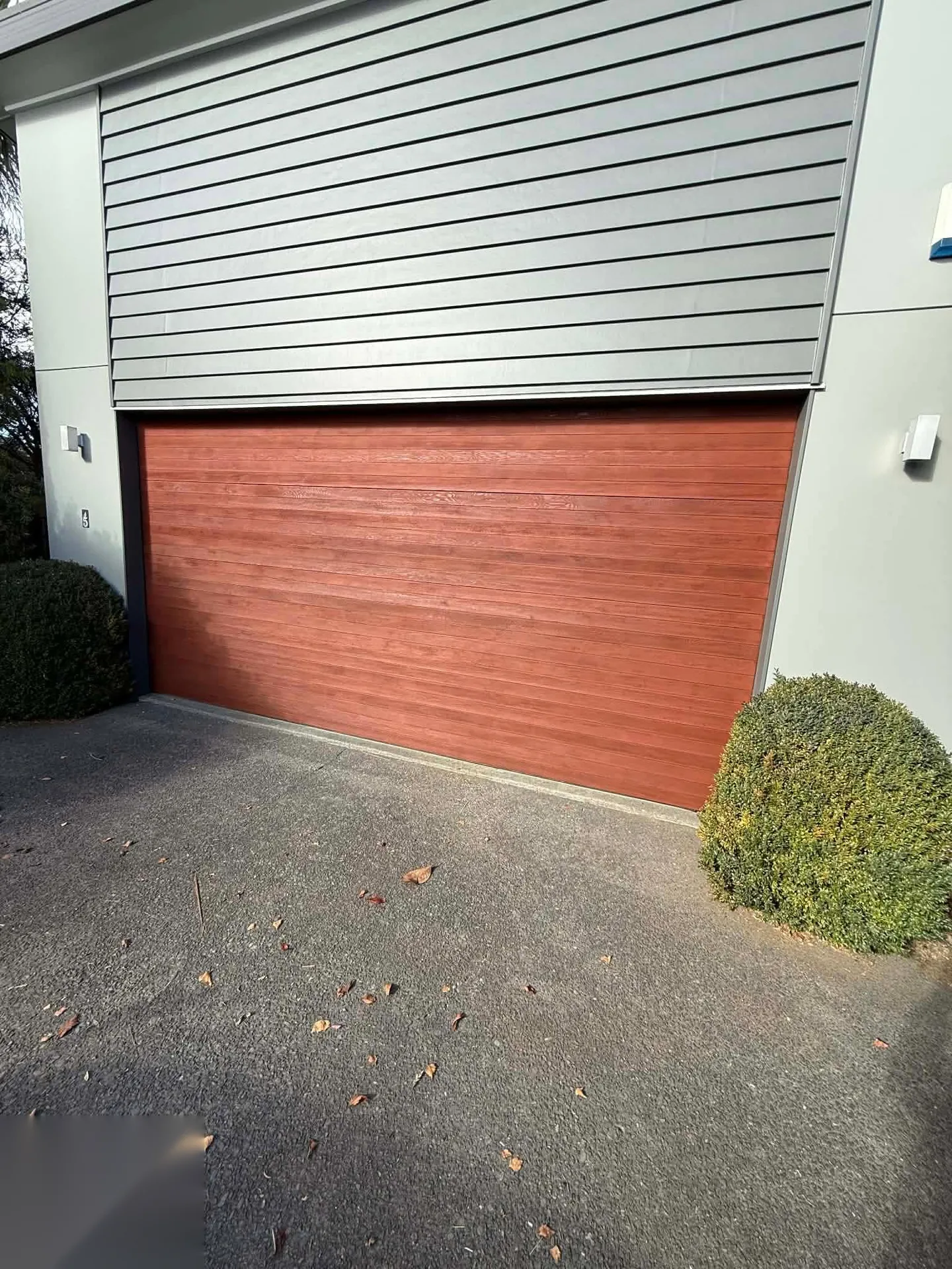 Garage door repaint - after