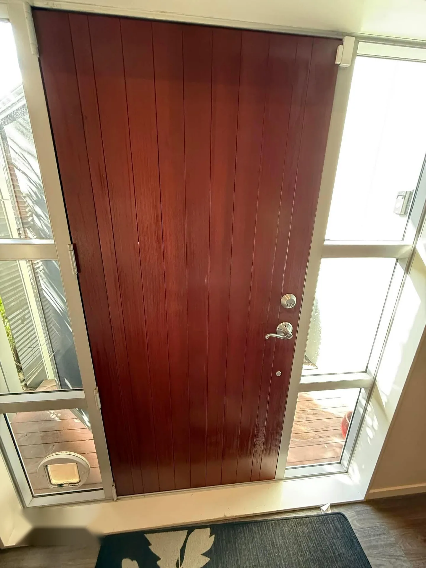 Front door repaint - after