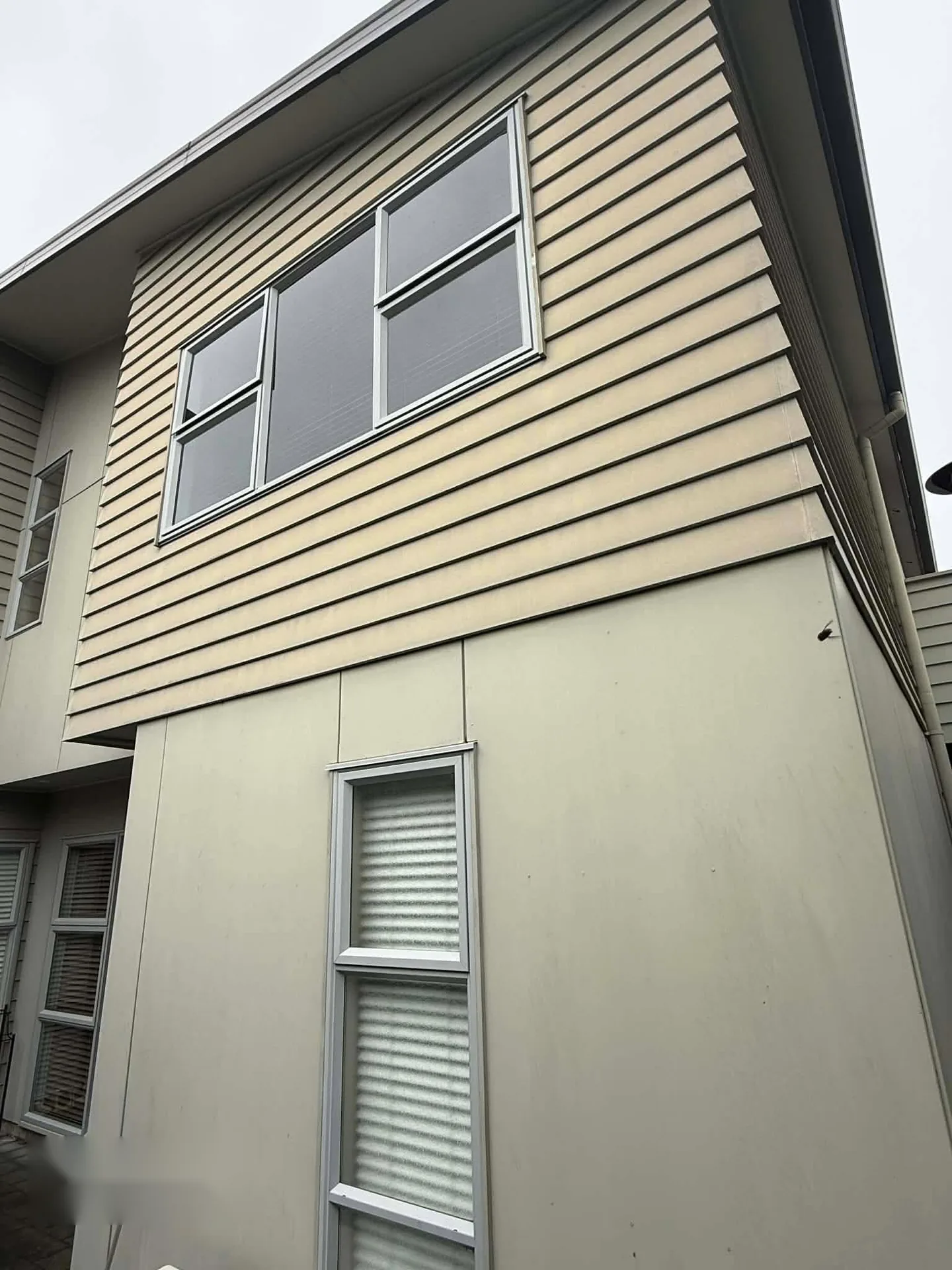 Weatherboard exterior repaint - before