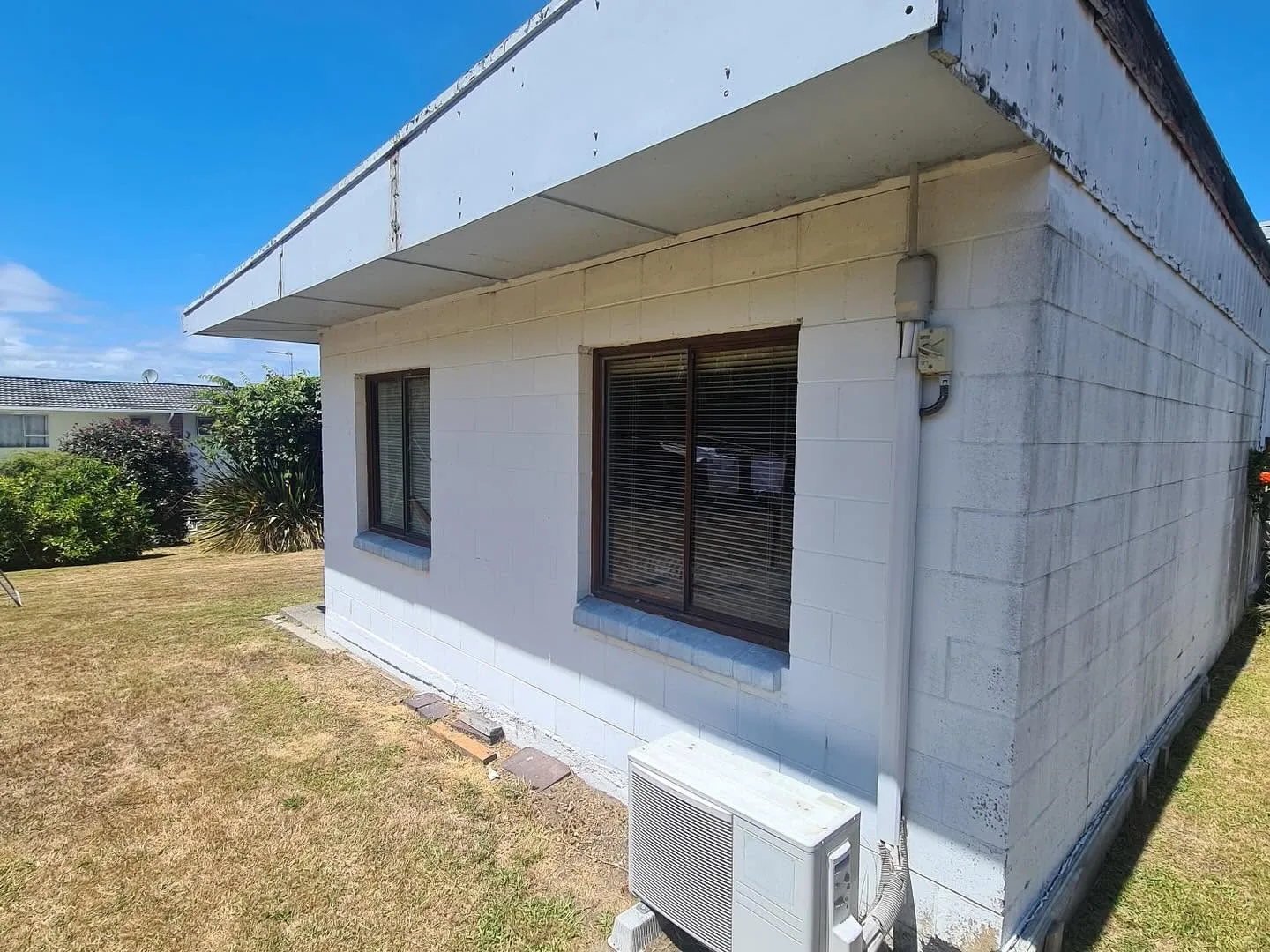 Exterior repaint - before