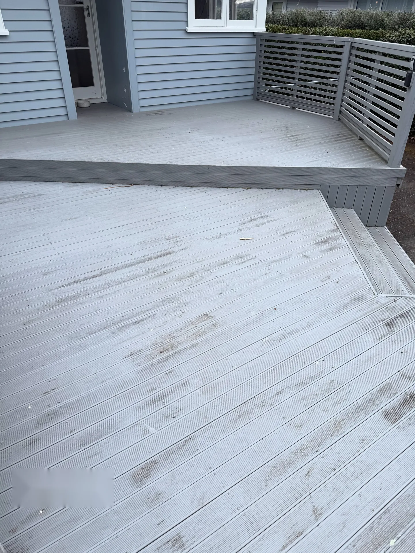 Deck repaint - before