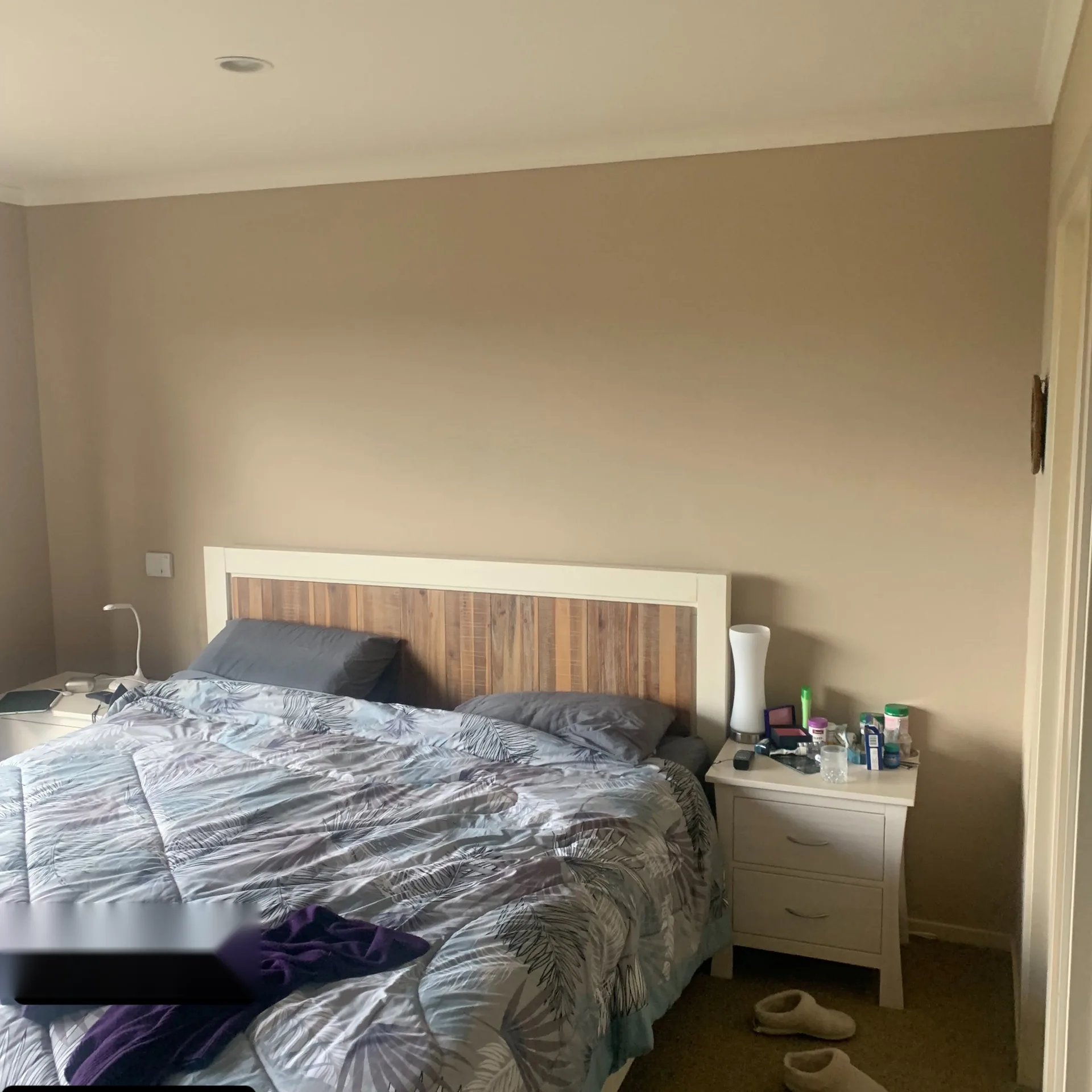 Bedroom repaint - before