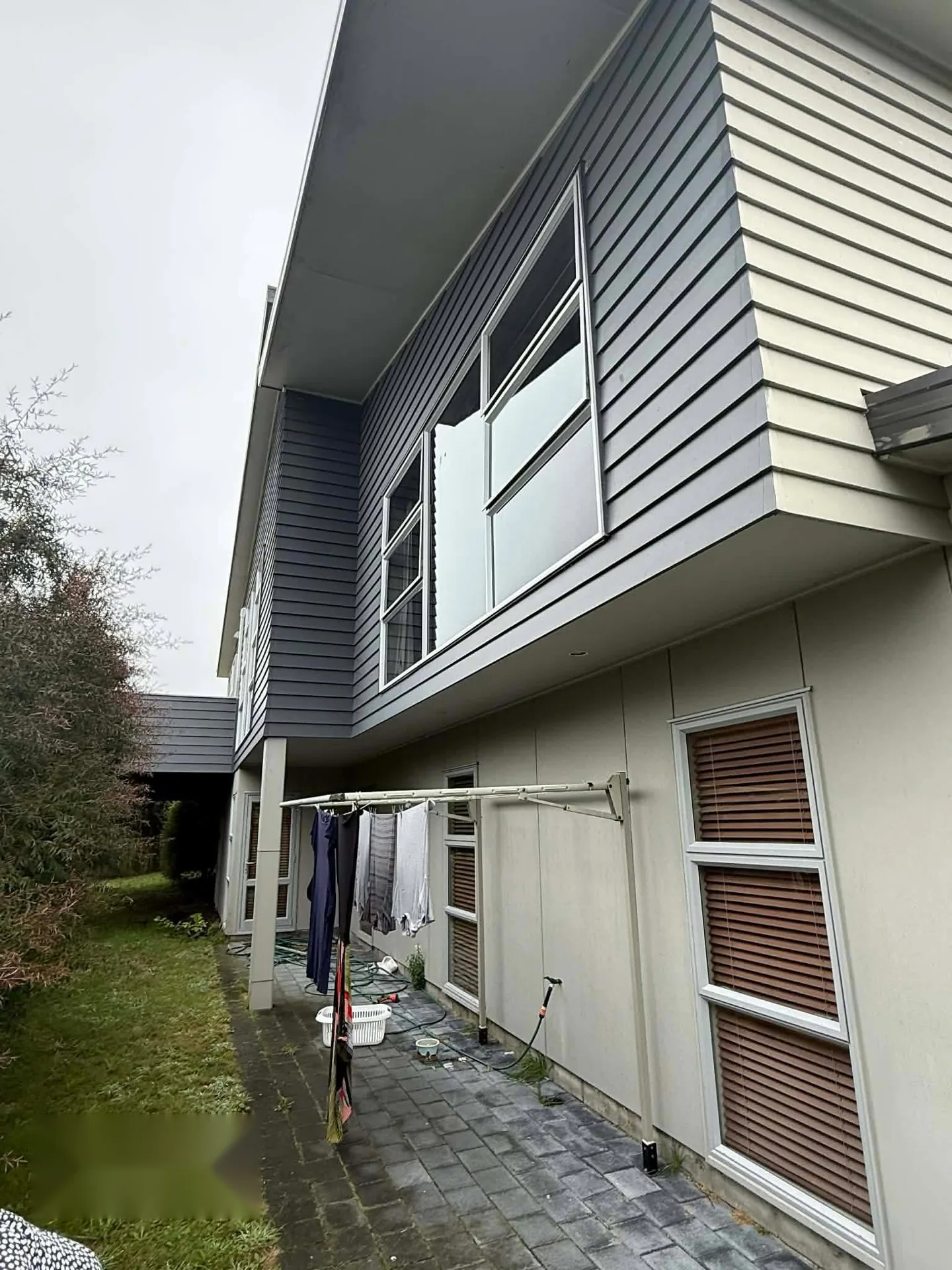 Exterior repaint - before